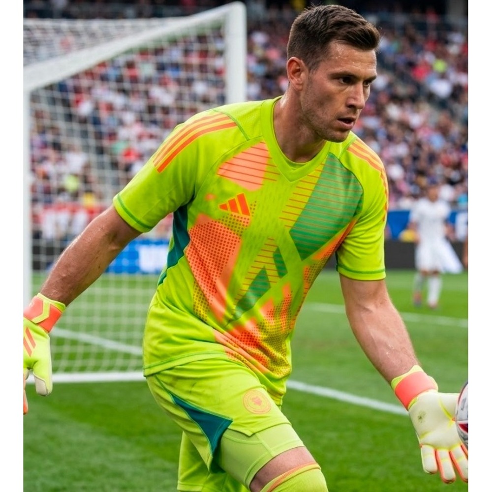 Adidas Tiro 24 Pro Goalkeeper Jersey Mens XL Semi Solar Yellow Orange GK New